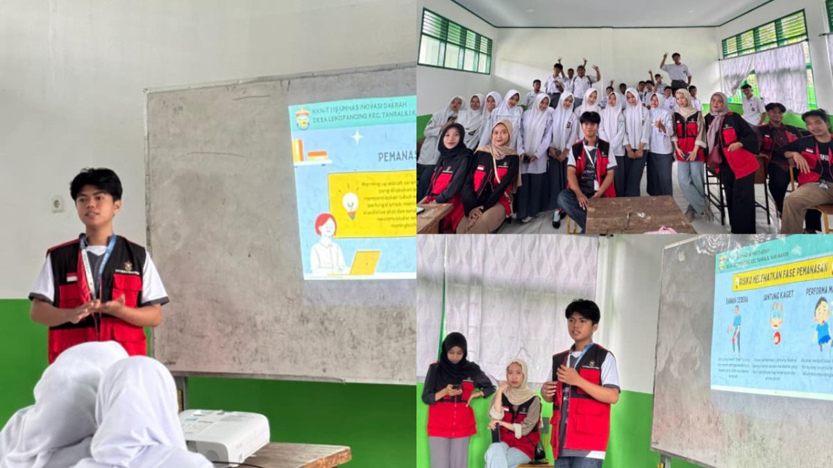 Penyuluhan Exercise yang Baik Sebelum Olahraga untuk Meminimalisir Risiko Cedera di SMA Al Ihsan Desa Lekopancing